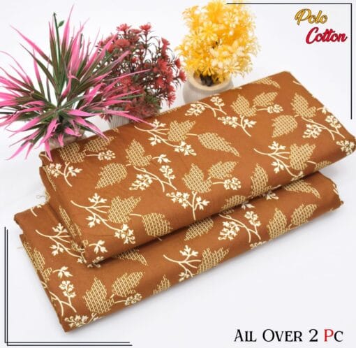Libas e Khas Floral Prints Micro Polo Cotton 2025 | 2Pcs Digital Printed Summer Dress LKPC-00176