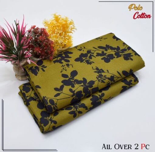 Libas e Khas Floral Prints Micro Polo Cotton 2025 | 2Pcs Digital Printed Summer Dress LKPC-00117