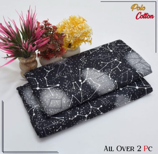 Libas e Khas Floral Prints Micro Polo Cotton 2025 | 2Pcs Digital Printed Summer Dress LKPC-00112