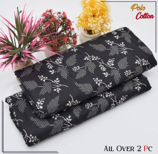 Libas e Khas Floral Prints Micro Polo Cotton 2025 | 2Pcs Digital Printed Summer Dress LKPC-00174