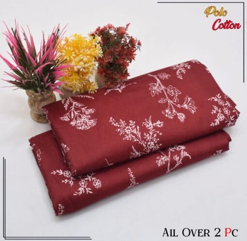 Libas e Khas Floral Prints Micro Polo Cotton 2025 | 2Pcs Digital Printed Summer Dress LKPC-00102