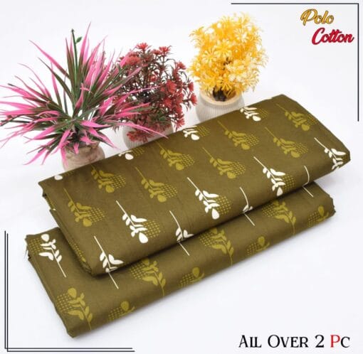 Libas e Khas Floral Prints Micro Polo Cotton 2025 | 2Pcs Digital Printed Summer Dress LKPC-00173