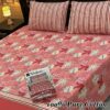 Pure Cotton King Size Bedsheet for Summer 2025 ? Elegant Comfort for Pakistani Homes LKBPC-057