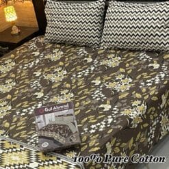 Pure Cotton King Size Bedsheet for Summer 2025 ? Elegant Comfort for Pakistani Homes LKBPC-050