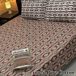 Pure Cotton King Size Bedsheet for Summer 2025 ? Elegant Comfort for Pakistani Homes LKBPC-044