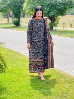Bin Saeed by libas e khas Lawn | 3Pcs Embroidered Summer Collection 2025