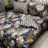 Vicky Razai Complete 6 PCS Bedding Set King Size ? Vicky Razai & Cotton Bedsheet - RZK-024
