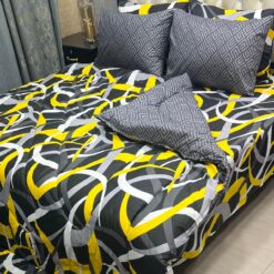 Vicky Razai Complete 6 PCS Bedding Set King Size ? Vicky Razai & Cotton Bedsheet - RZK-014