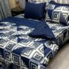Vicky Razai Complete 6 PCS Bedding Set King Size ? Vicky Razai & Cotton Bedsheet - RZK-009