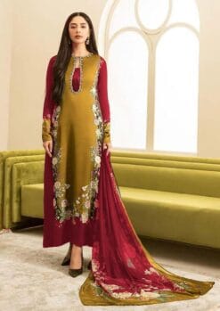 Libas e Khas Tie N Die shamooz silk winter dress 2025 | winter shamooz silk collections 2025