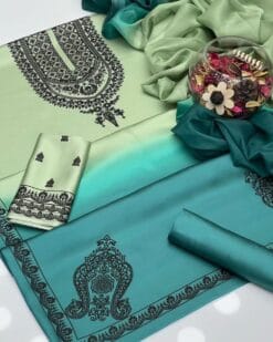 Libas e Khas Tie N Die shamooz silk winter dress 2025 | winter shamooz silk collections 2025