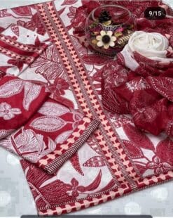 Libas e Khas Tie N Die shamooz silk winter dress 2025 | winter shamooz silk collections 2025