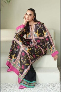 Libas e Khas Tie N Die shamooz silk winter dress 2025 | winter shamooz silk collections 2025