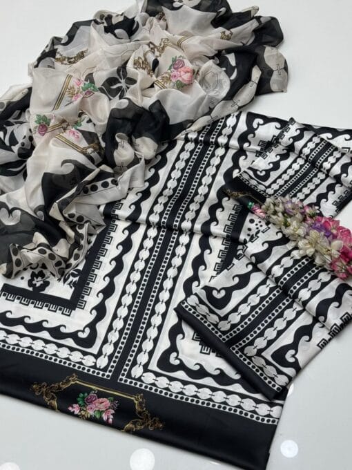 Libas e Khas Tie N Die shamooz silk winter dress 2025 | winter shamooz silk collections 2025