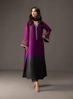 Libas e Khas Tie N Die shamooz silk winter dress 2025 | winter shamooz silk collections 2025