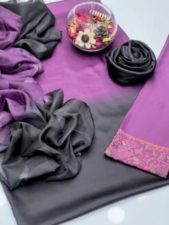 Libas e Khas Tie N Die shamooz silk winter dress 2025 | winter shamooz silk collections 2025