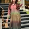 Libas e Khas Tie N Die shamooz silk winter dress 2025 | winter shamooz silk collections 2025