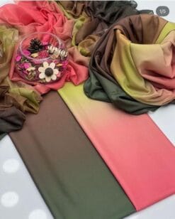 Libas e Khas Tie N Die shamooz silk winter dress 2025 | winter shamooz silk collections 2025