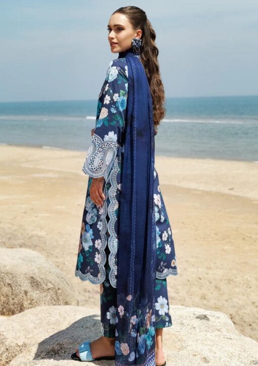 Asifa Nabeel Lawn AN-109 | 3PC Premium Digital Printed Lawn Unstitched Summer Suit 2025 - Image 3
