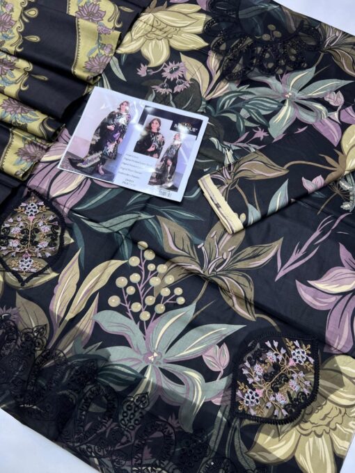 Baroque Digital Printed winter sale 2025 | Baroque unstitched 3 piece premium Digital Printed linen suit 2025 | baroque winter linen sale 2025 | baroque winter 2026