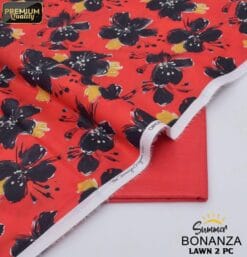 Bonanza Satrangi Lawn BS-00190 | 2 Piece Digital Printed Premium Summer Lawn Dress 2025 Sale
