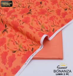 Bonanza Satrangi Lawn BS-00190 | 2 Piece Digital Printed Premium Summer Lawn Dress 2025 Sale