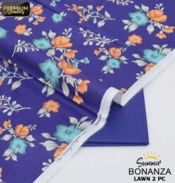 Bonanza Satrangi Lawn BS-00190 | 2 Piece Digital Printed Premium Summer Lawn Dress 2025 Sale