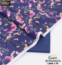 Bonanza Satrangi Lawn BS-00190 | 2 Piece Digital Printed Premium Summer Lawn Dress 2025 Sale