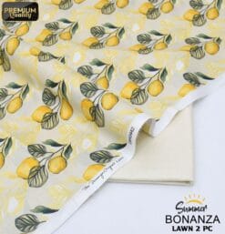 Bonanza Satrangi Lawn BS-00190 | 2 Piece Digital Printed Premium Summer Lawn Dress 2025 Sale