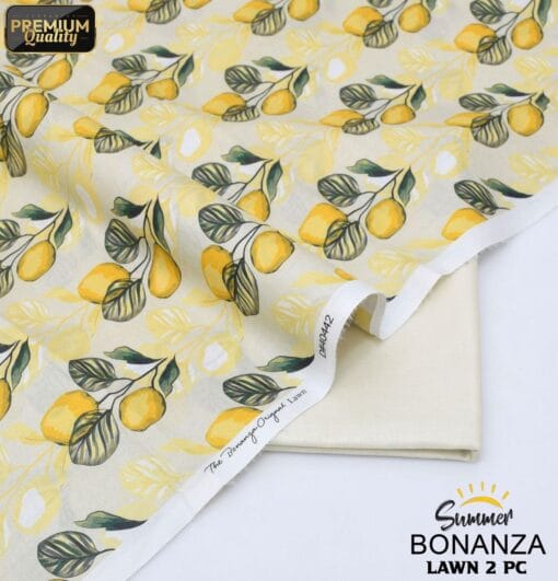 Bonanza Satrangi Lawn BS-00190 | 2 Piece Digital Printed Premium Summer Lawn Dress 2025 Sale