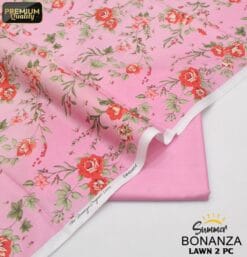 Bonanza Satrangi Lawn BS-00190 | 2 Piece Digital Printed Premium Summer Lawn Dress 2025 Sale