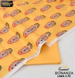 Bonanza Satrangi Lawn BS-00190 | 2 Piece Digital Printed Premium Summer Lawn Dress 2025 Sale
