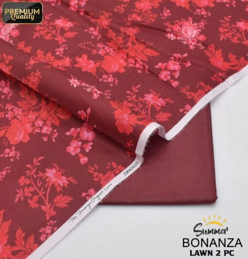 Bonanza Satrangi Lawn BS-00190 | 2 Piece Digital Printed Premium Summer Lawn Dress 2025 Sale