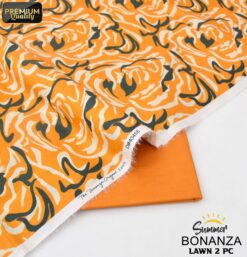 Bonanza Satrangi Lawn BS-00190 | 2 Piece Digital Printed Premium Summer Lawn Dress 2025 Sale