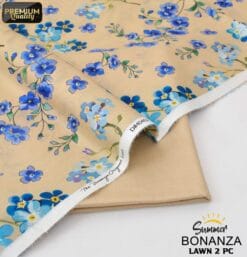 Bonanza Satrangi Lawn BS-00190 | 2 Piece Digital Printed Premium Summer Lawn Dress 2025 Sale