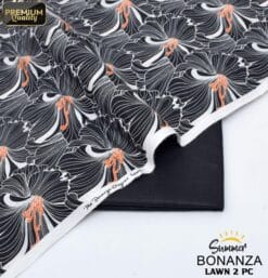 Bonanza Satrangi Lawn BS-00190 | 2 Piece Digital Printed Premium Summer Lawn Dress 2025 Sale