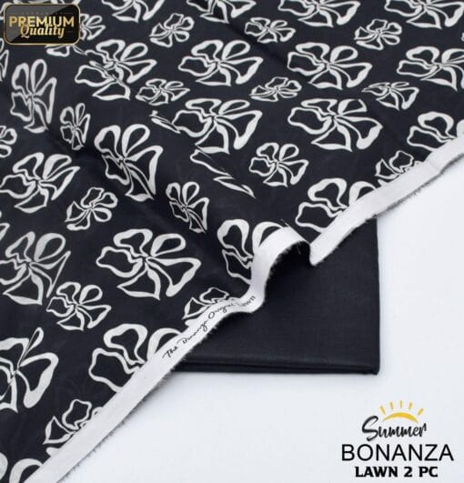 Bonanza Satrangi Lawn BS-00190 | 2 Piece Digital Printed Premium Summer Lawn Dress 2025 Sale