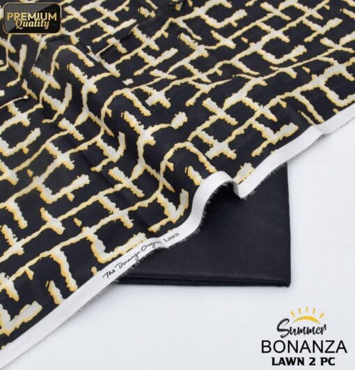 Bonanza Satrangi Lawn BS-00190 | 2 Piece Digital Printed Premium Summer Lawn Dress 2025 Sale