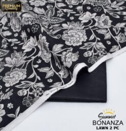 Bonanza Satrangi Lawn BS-00190 | 2 Piece Digital Printed Premium Summer Lawn Dress 2025 Sale