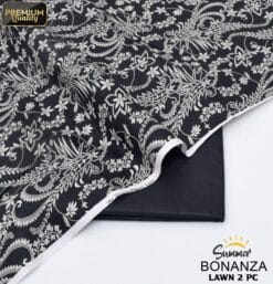 Bonanza Satrangi Lawn BS-00190 | 2 Piece Digital Printed Premium Summer Lawn Dress 2025 Sale