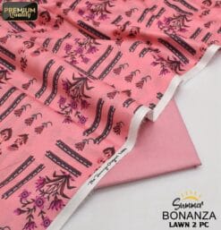 Bonanza Satrangi Lawn BS-00190 | 2 Piece Digital Printed Premium Summer Lawn Dress 2025 Sale