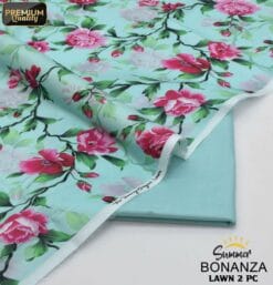 Bonanza Satrangi Lawn BS-00190 | 2 Piece Digital Printed Premium Summer Lawn Dress 2025 Sale
