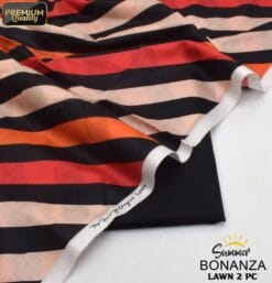 Bonanza Satrangi Lawn BS-00190 | 2 Piece Digital Printed Premium Summer Lawn Dress 2025 Sale