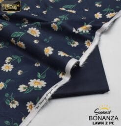 Bonanza Satrangi Lawn BS-00190 | 2 Piece Digital Printed Premium Summer Lawn Dress 2025 Sale