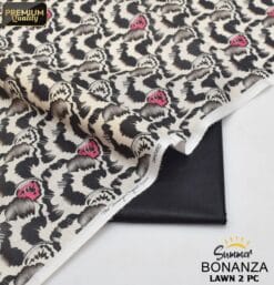 Bonanza Satrangi Lawn BS-00190 | 2 Piece Digital Printed Premium Summer Lawn Dress 2025 Sale