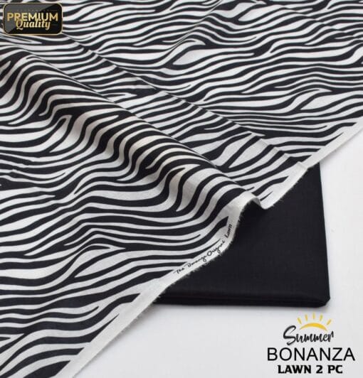 Bonanza Satrangi Lawn BS-00190 | 2 Piece Digital Printed Premium Summer Lawn Dress 2025 Sale