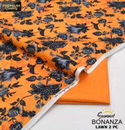 Bonanza Satrangi Lawn BS-00190 | 2 Piece Digital Printed Premium Summer Lawn Dress 2025 Sale