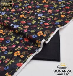 Bonanza Satrangi Lawn BS-00190 | 2 Piece Digital Printed Premium Summer Lawn Dress 2025 Sale