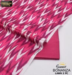 Bonanza Satrangi Lawn BS-00190 | 2 Piece Digital Printed Premium Summer Lawn Dress 2025 Sale