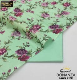Bonanza Satrangi Lawn BS-00190 | 2 Piece Digital Printed Premium Summer Lawn Dress 2025 Sale